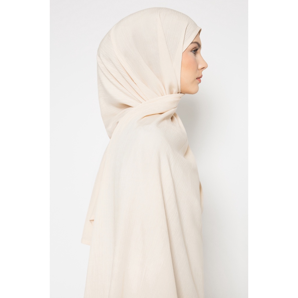 PARTE Crinkle Shawl - Tan
