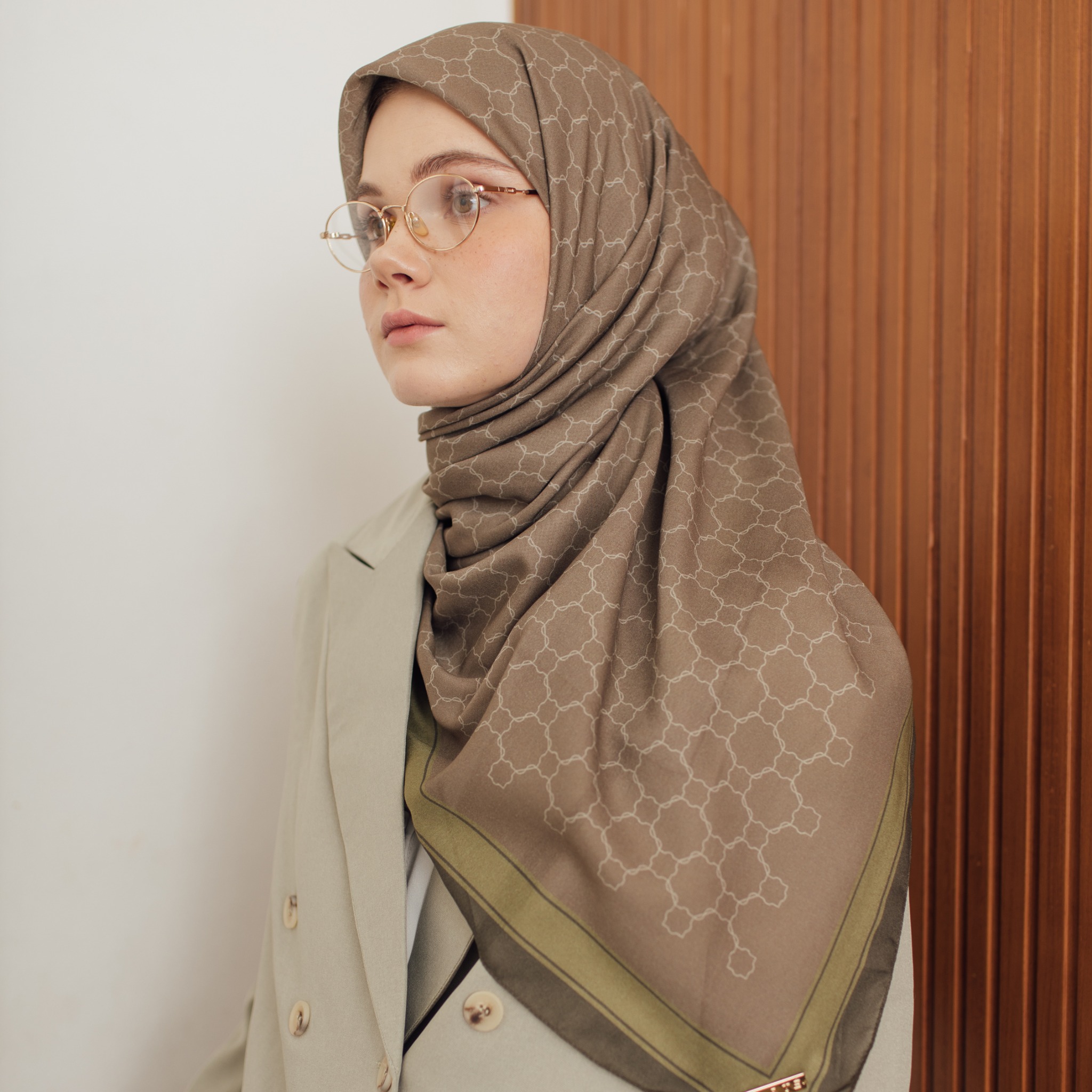PARTE Primrose Signature Shades Printed Scarf Hijab Motif