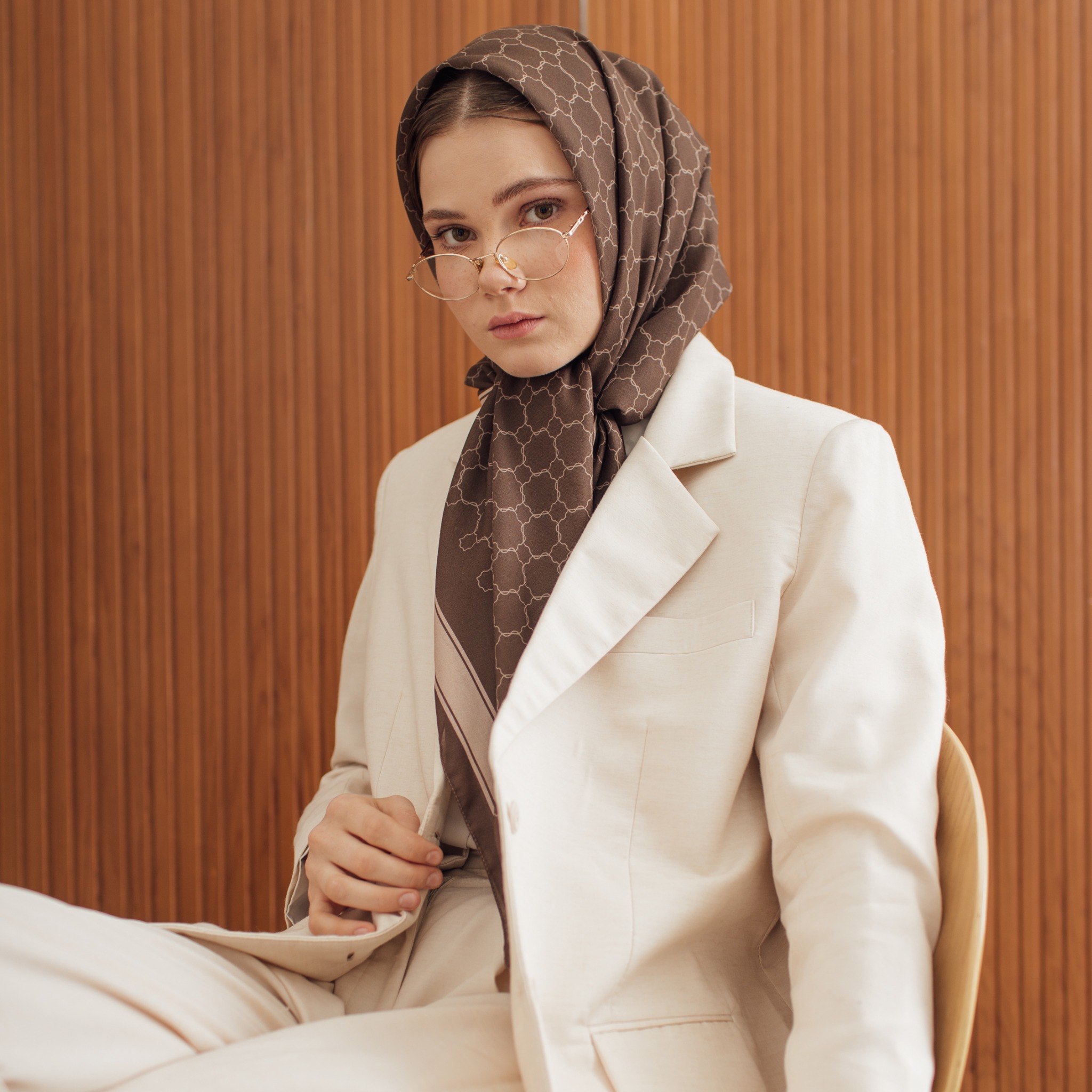 PARTE Primrose Signature Shades Printed Scarf Hijab Motif