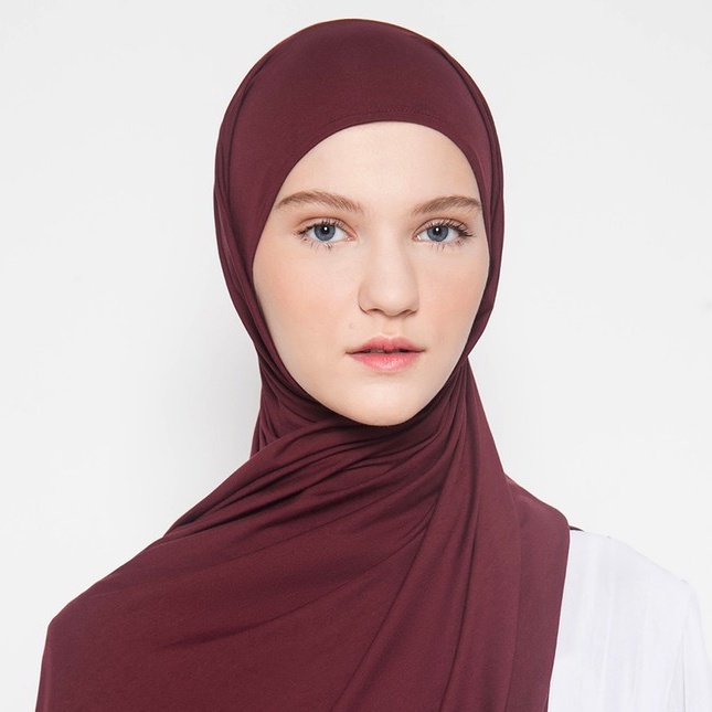 PARTE Viscose Scarf - Maroon