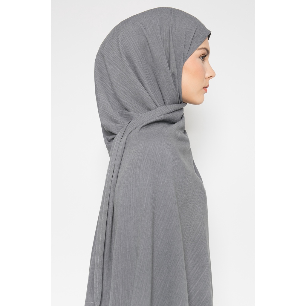 PARTE Crinkle Shawl - Grey