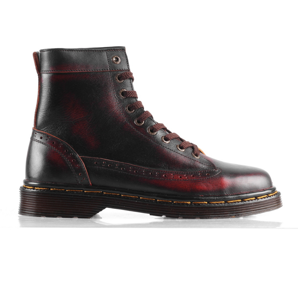 AZCOST - Sepatu Boots Pria Allison Kulit Asli