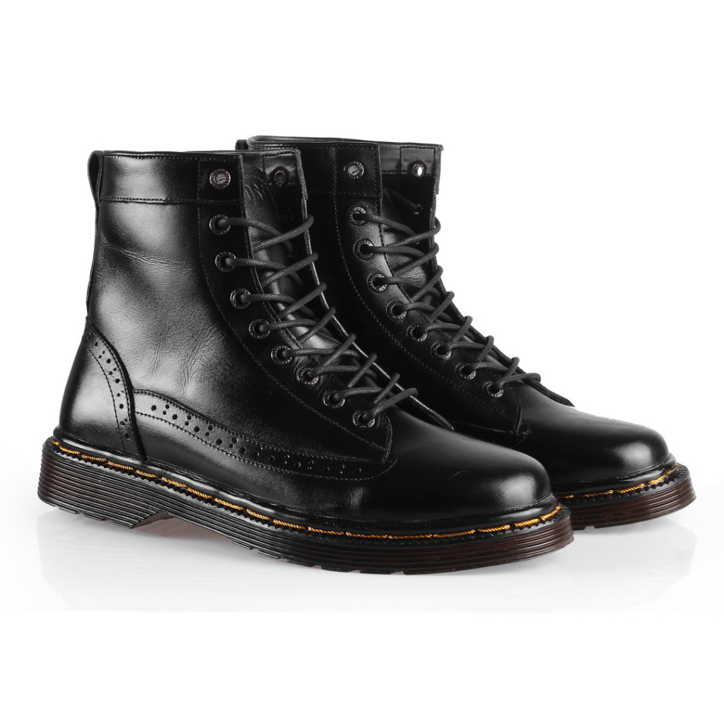 AZCOST - Sepatu Boots Pria Allison Kulit Asli