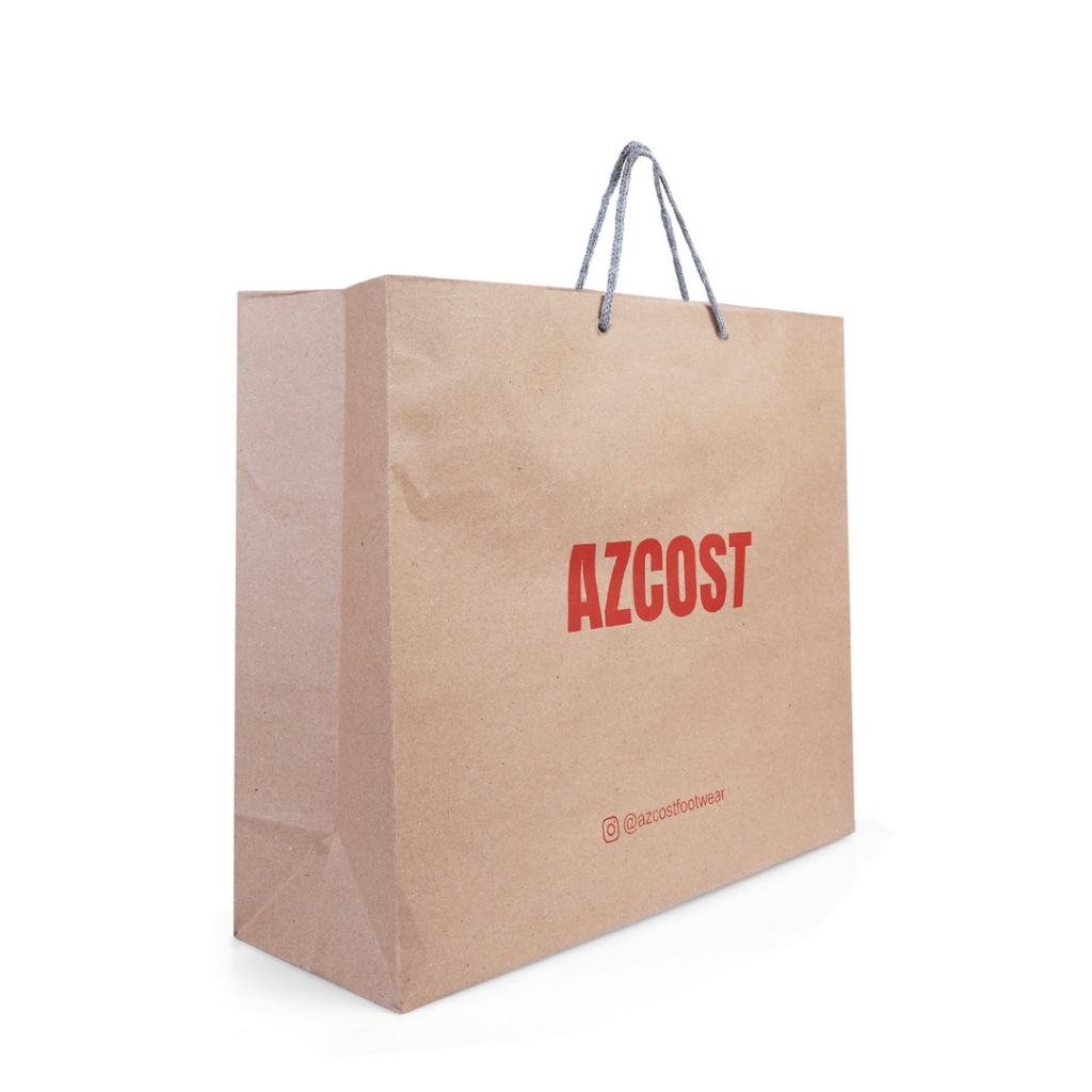 Azcost Paper Bag Shopping Landscape (35 x 30 x 12)