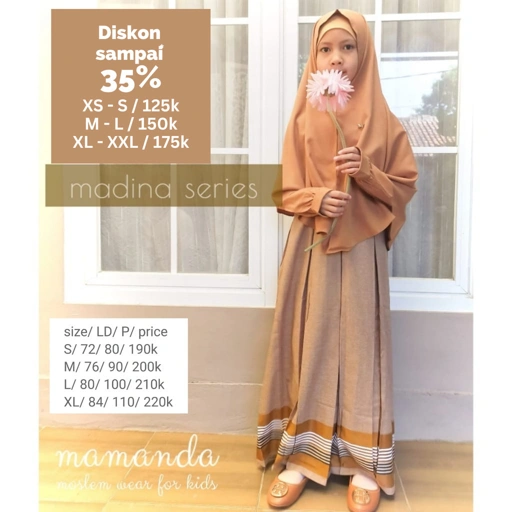 Image of Gamis Anak Mamanda Madina Series