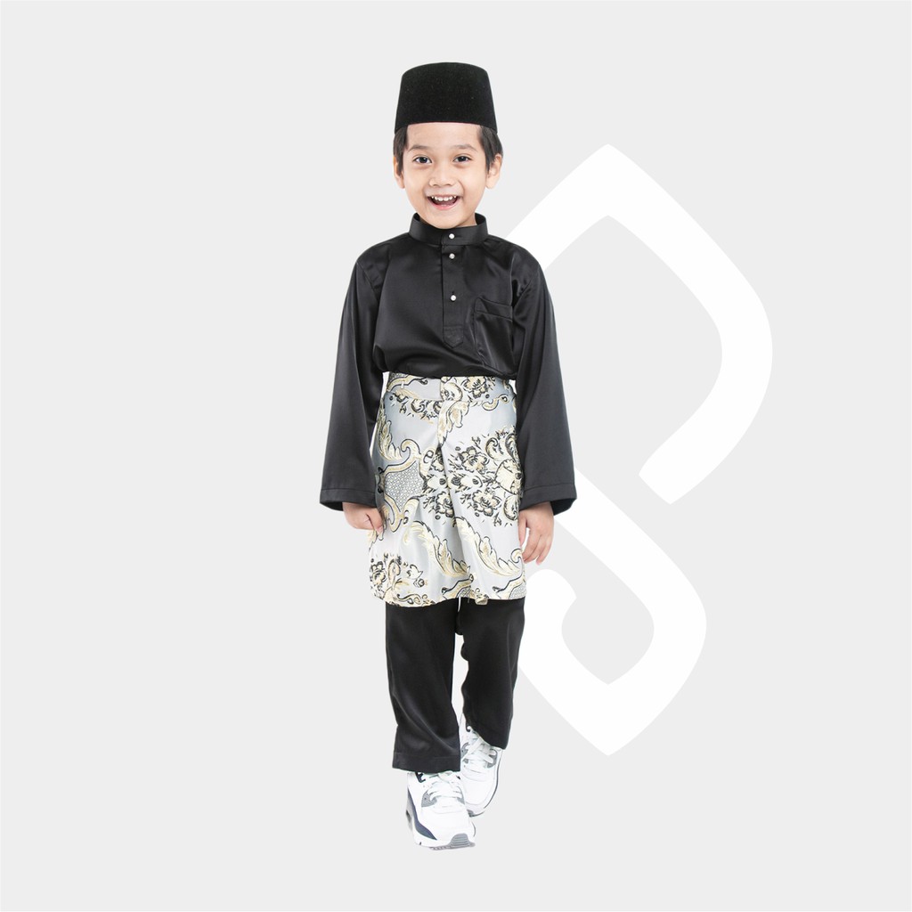 Baju Setelan Koko Anak Muslim 1-14 Tahun Motif Melayu Laki Laki