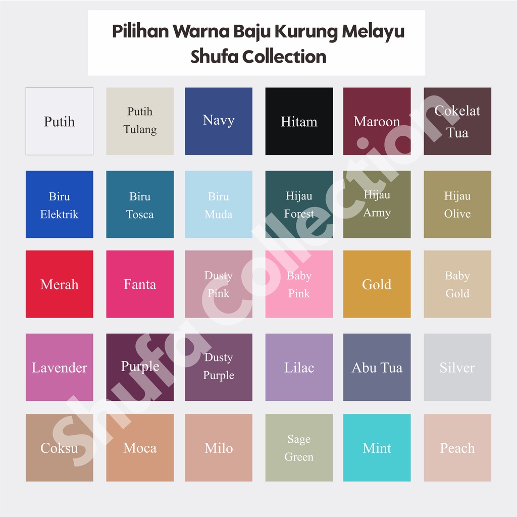 Atasan Baju Setelan Kurung Melayu Wanita Modern Adat Malaysia Perempuan Hitam