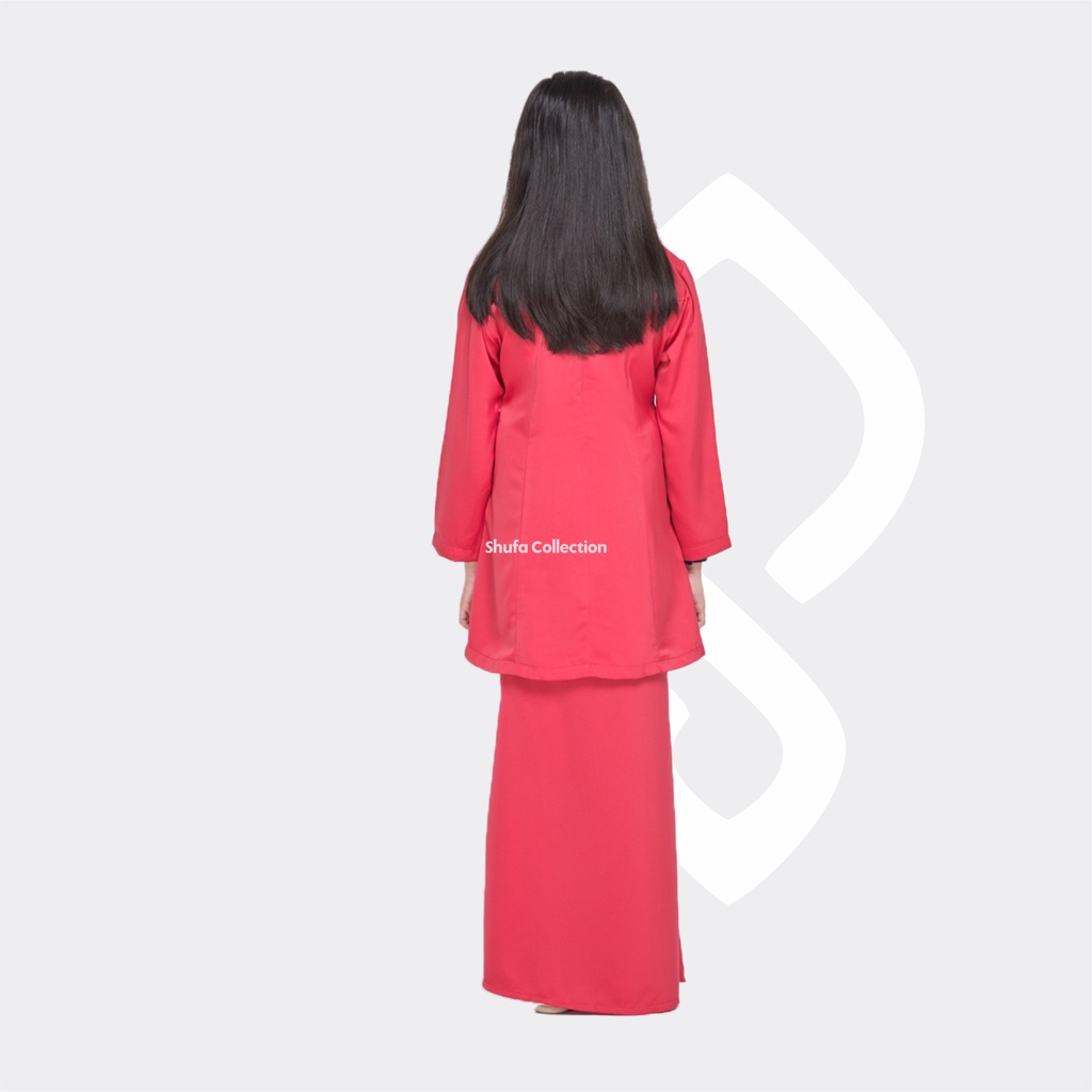 Baju Setelan Kurung Anak Melayu Perempuan Modern Adat Malaysia Wanita Fanta