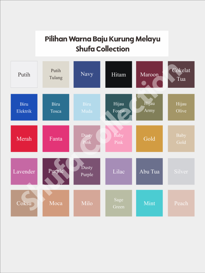 Baju Kurung Melayu Wanita Modern Setelan Malaysia Perempuan