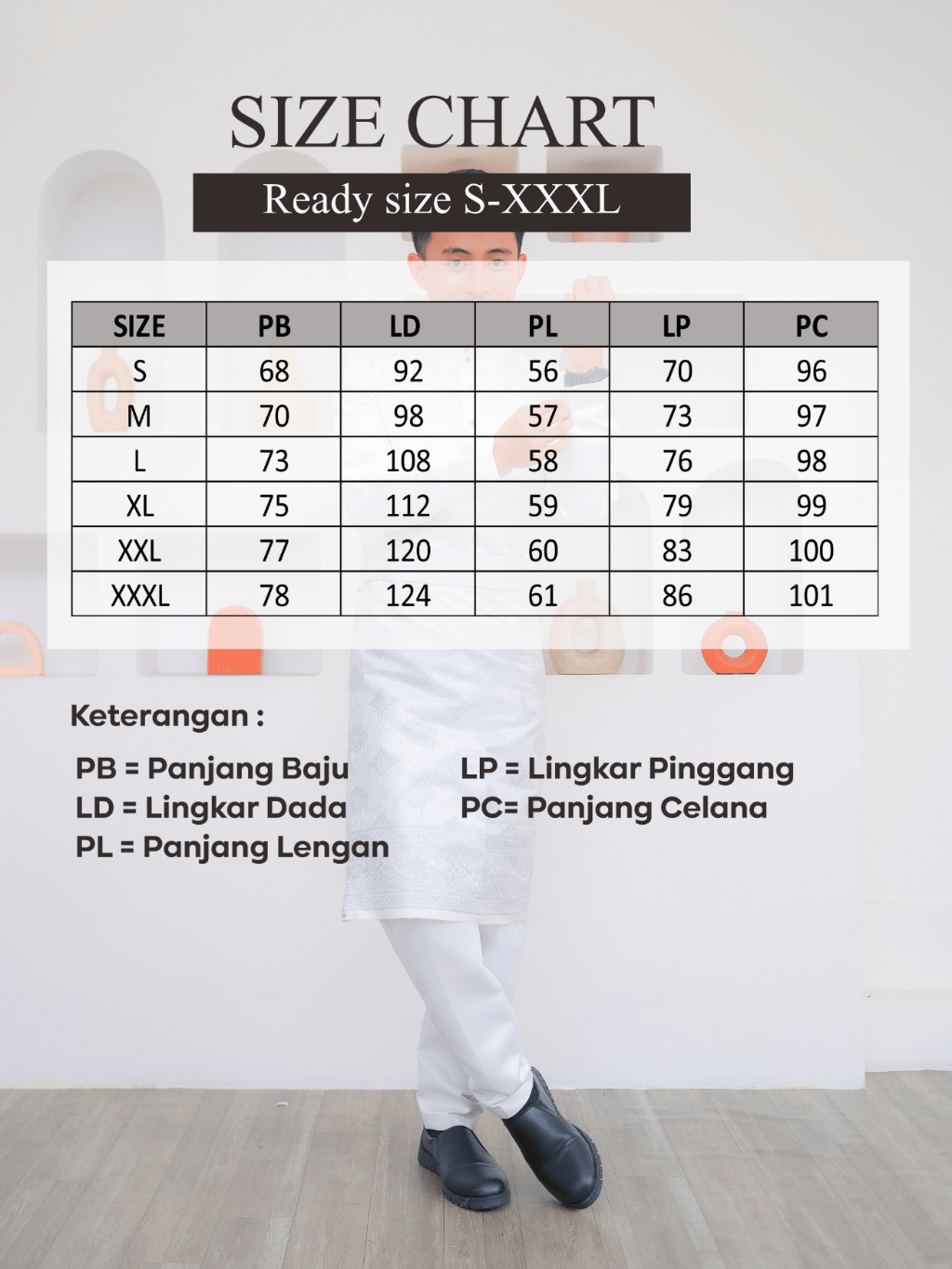 Baju Akad Melayu Pria Cekak Musang Setelan Muslim Kurung Teluk Belanga Putih Bahan Bridal