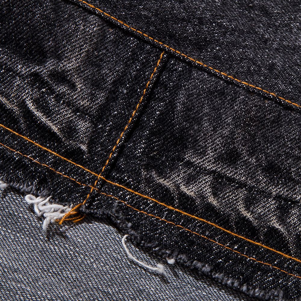 Hagi Line Upcycle Sling Bag (Black Denim)