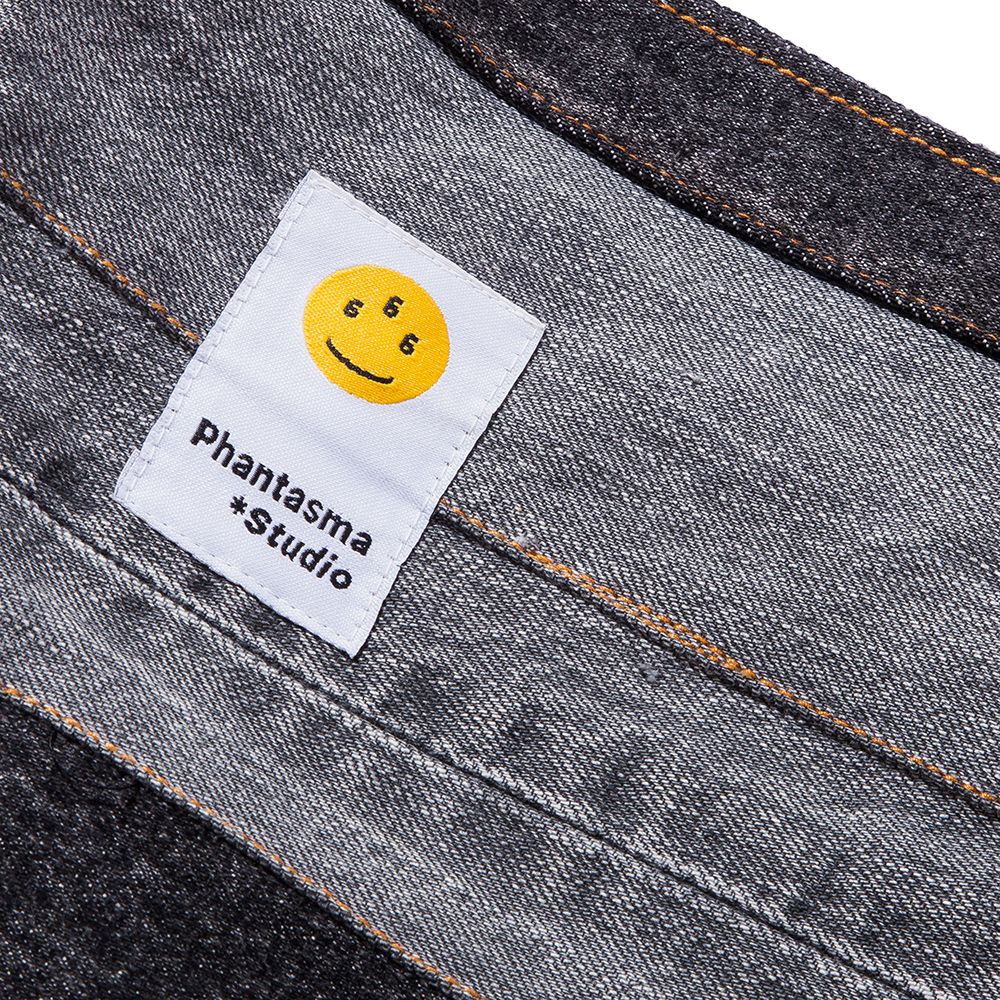 Hagi Line Upcycle Sling Bag (Black Denim)