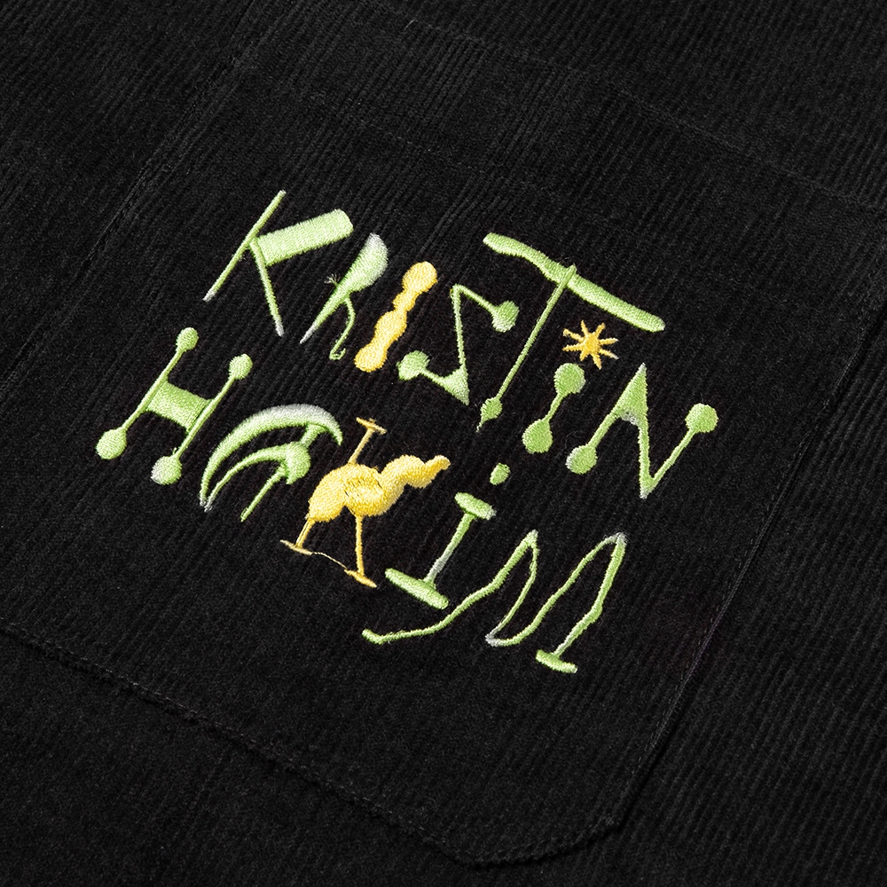 Kristin Hakim Star Rider Corduroy Half-Zip Shirt (Purple)