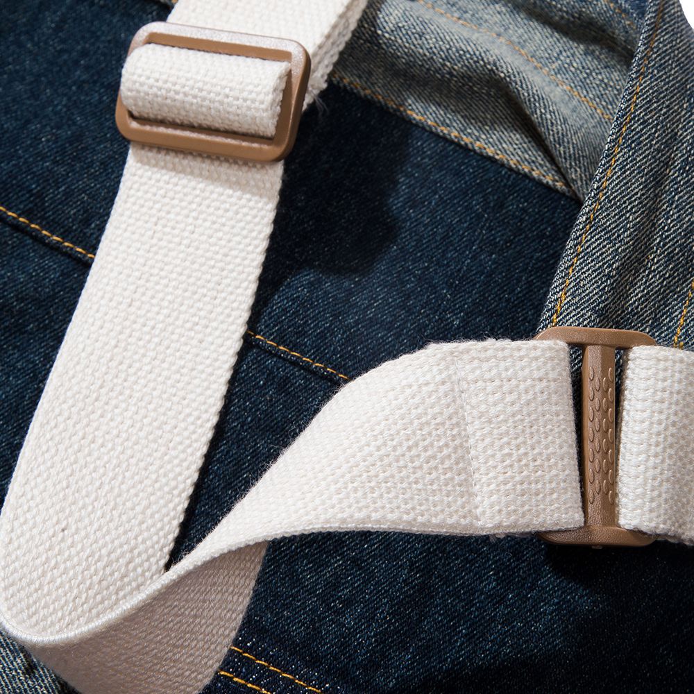 Hagi Line Upcycle Sling Bag (Blue Denim)