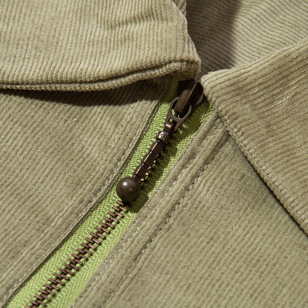 Kristin Hakim Star Rider Corduroy Half-Zip Shirt ( Sage Purple)