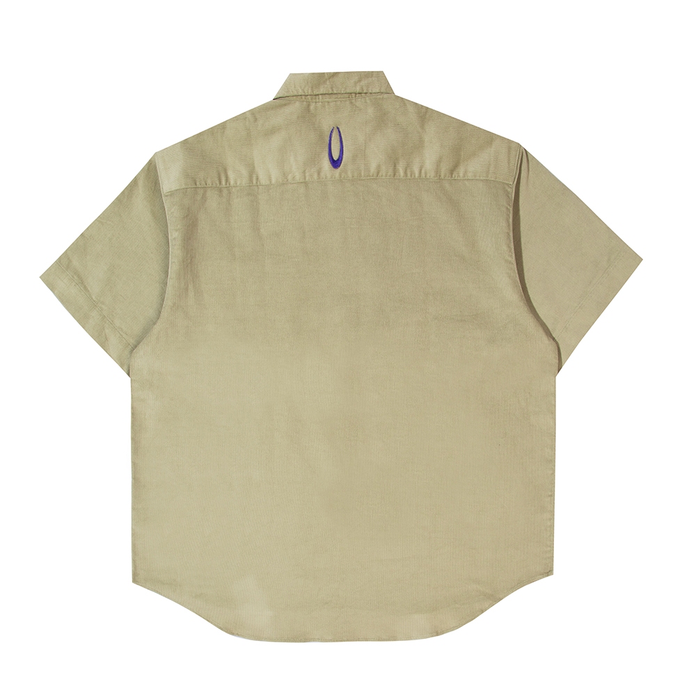 Kristin Hakim Star Rider Corduroy Half-Zip Shirt ( Sage Purple)