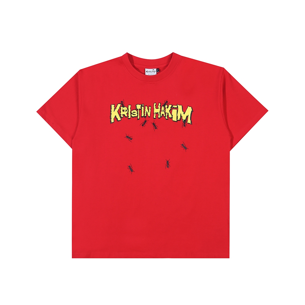 KRISTIN HAKIM. Alien Ant Form Red T-shirt