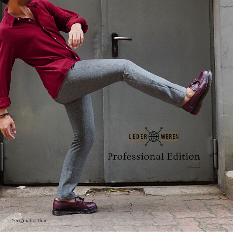 Lederweren - Leder Loafer 2 Burgundy