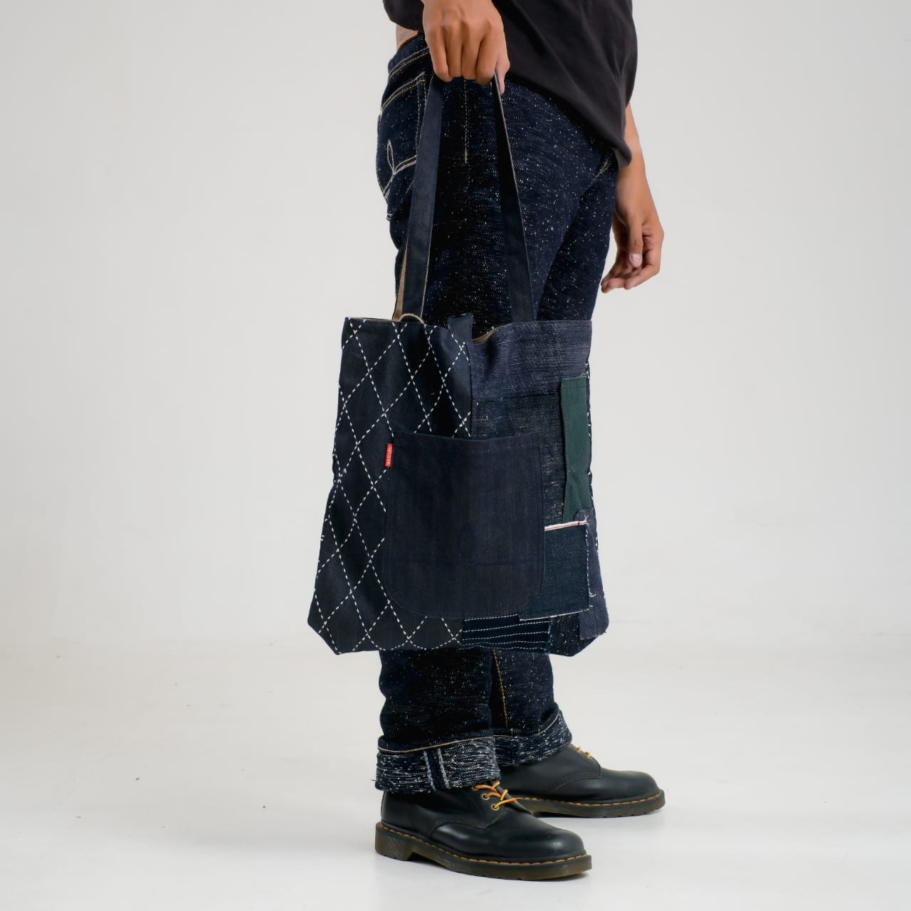 Upcycle Sashiko Tote Bag | Craft Denim
