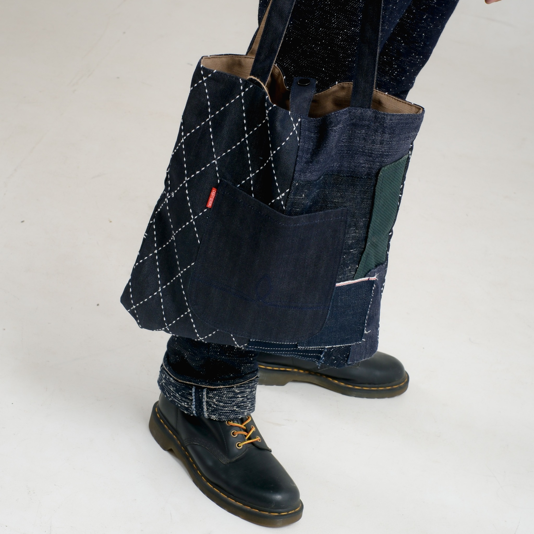 Upcycle Sashiko Tote Bag | Craft Denim