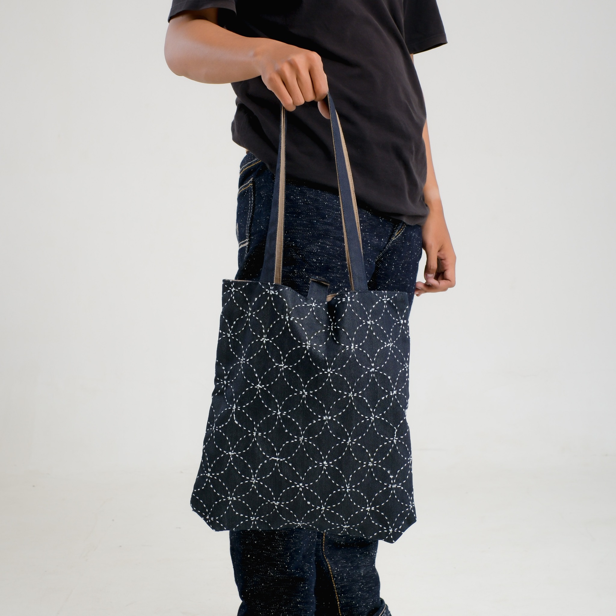 Upcycle Sashiko Tote Bag | Craft Denim