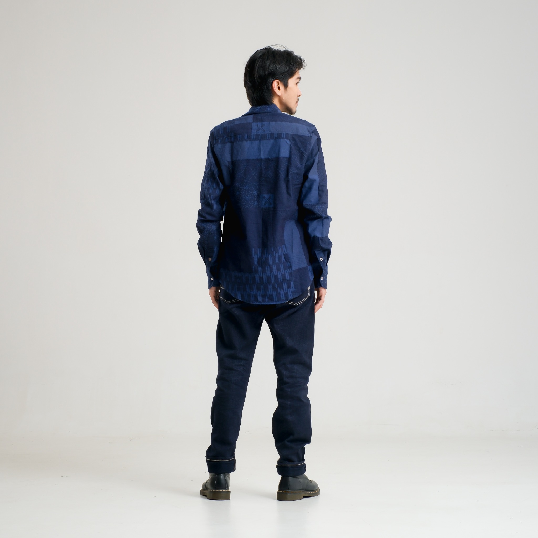 CRAFT DENIM | LONG SLEEVE SASHIKO DEEP INDIGO
