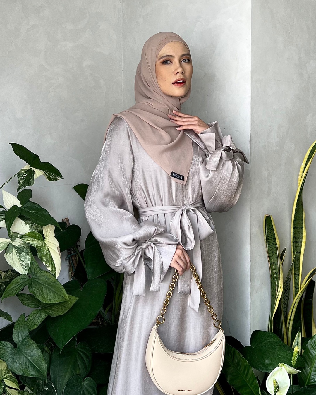 Evolvere - Sekar Dress Gamis Mewah Elegant Busui Friendly