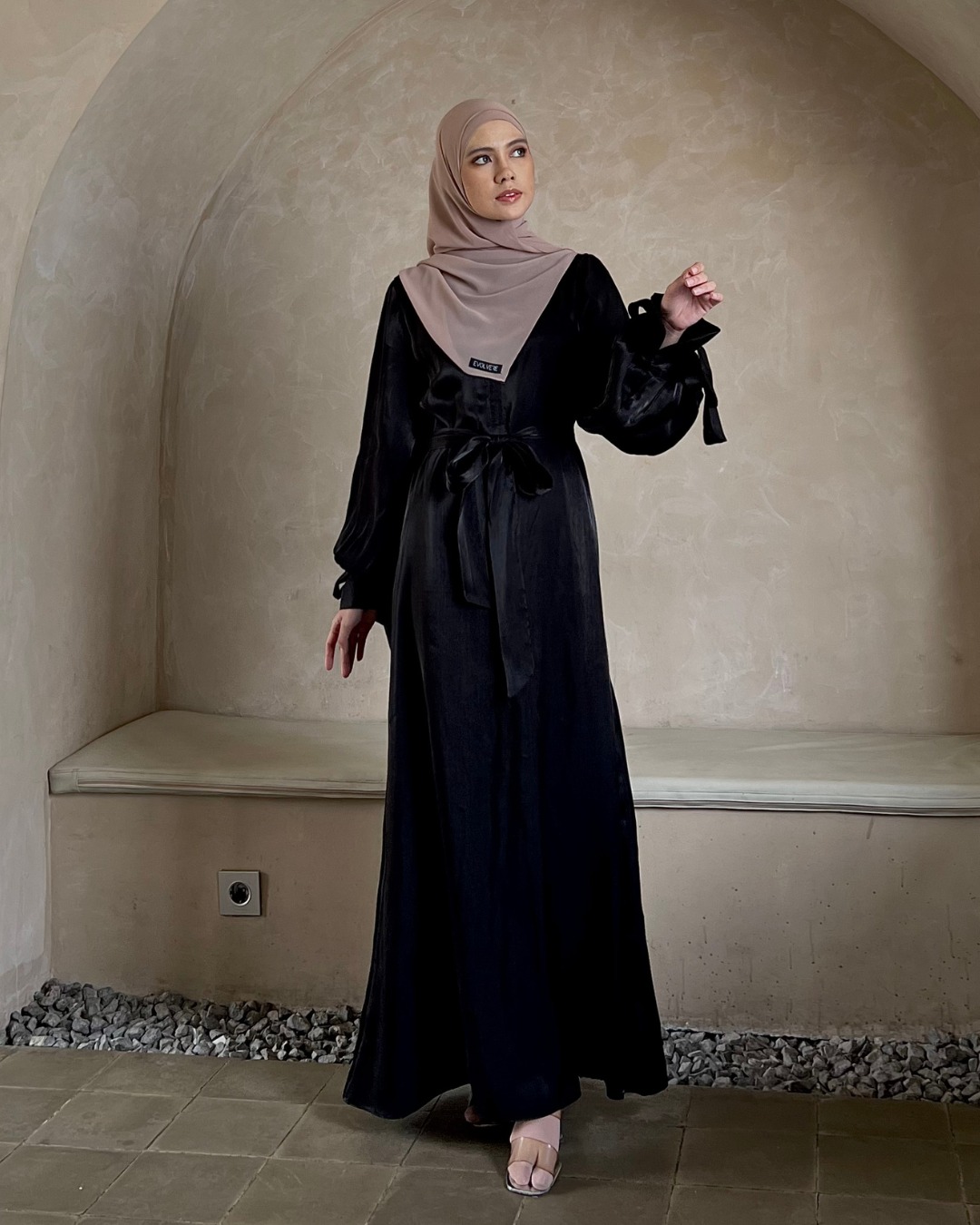 Evolvere - Sekar Dress Gamis Mewah Elegant Busui Friendly