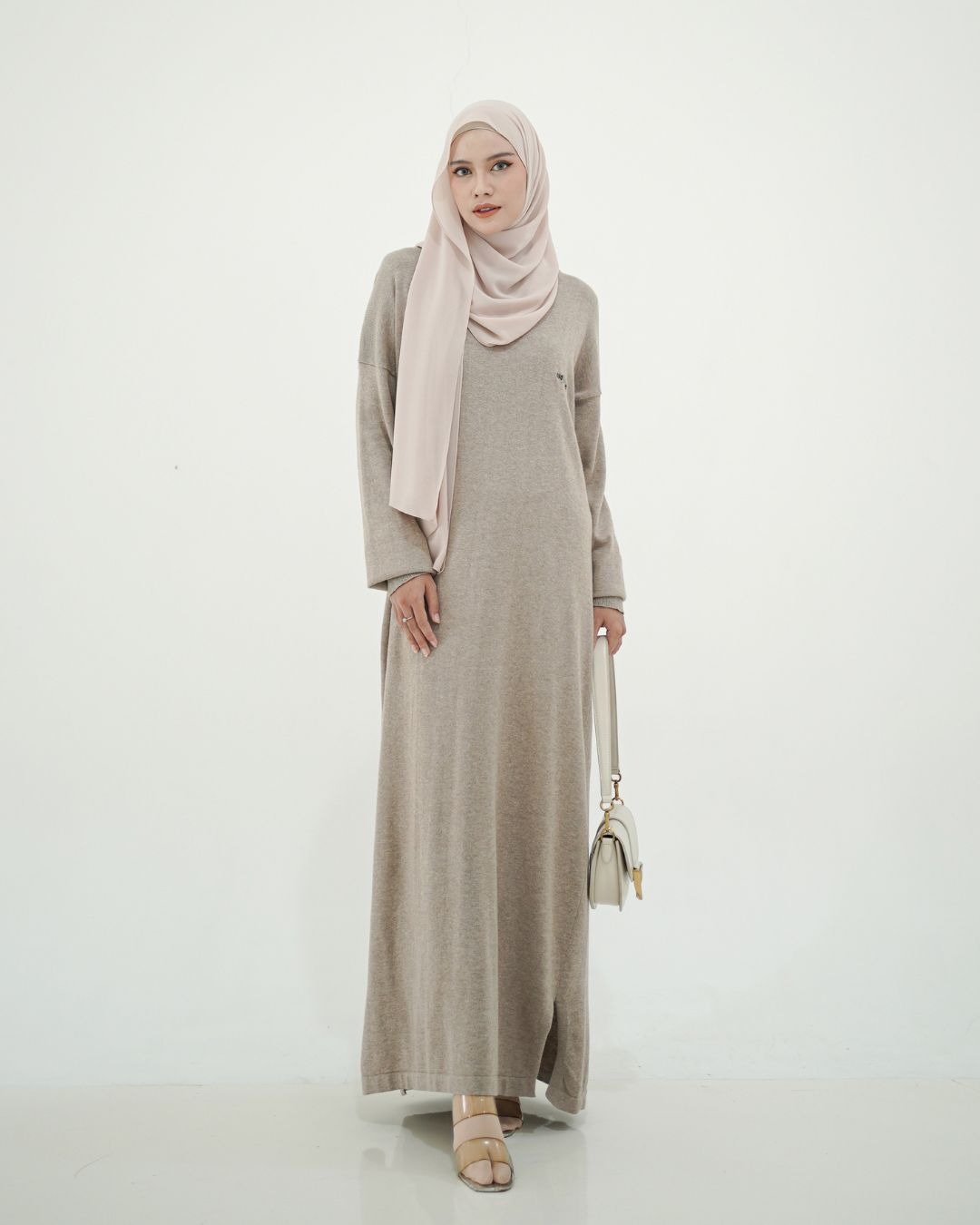 Evolvere - Erina Dress Casual Dress Knit Premium Gamis Muslim Wanita