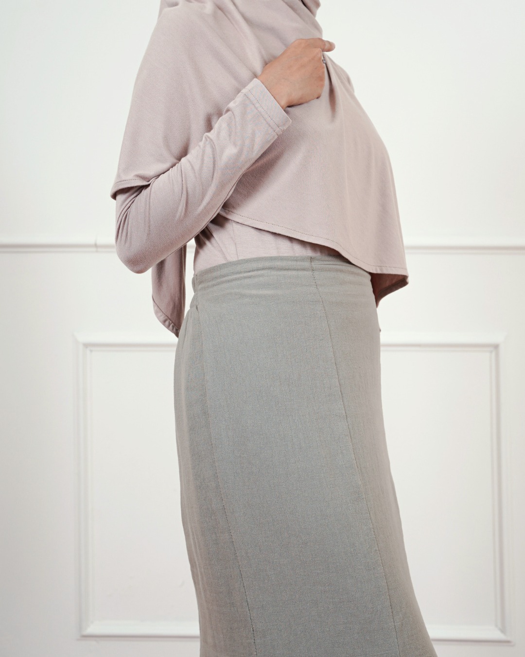 Evolvere - Aisha Skirt Rok Linen Model Mermaid