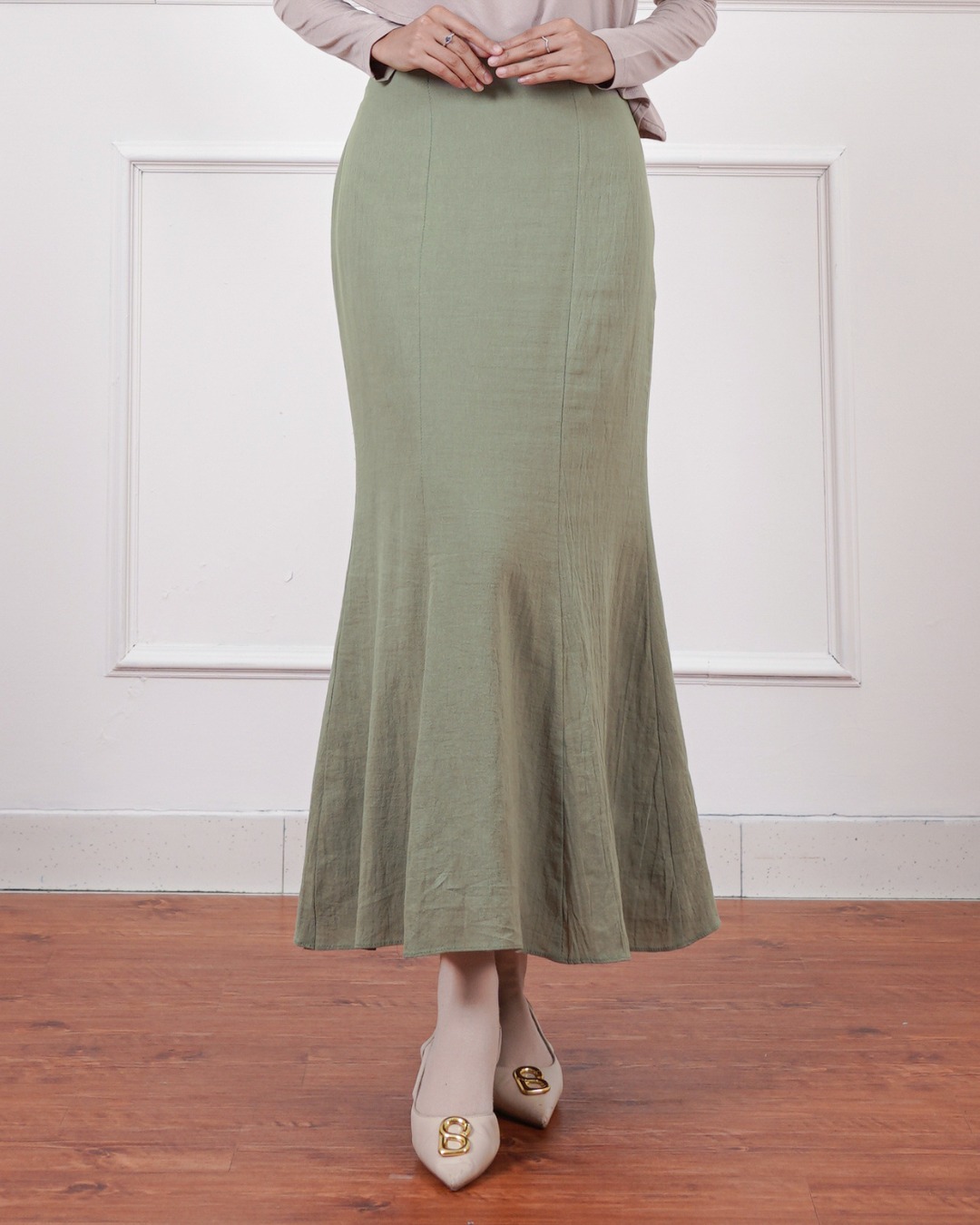 Evolvere - Aisha Skirt Rok Linen Model Mermaid