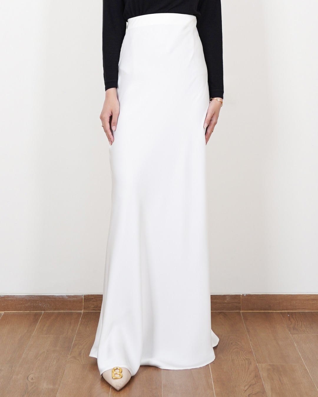 Evolvere - Zaina Maxi Skirt Rok Silk Model Mermaid (Rok Aja)