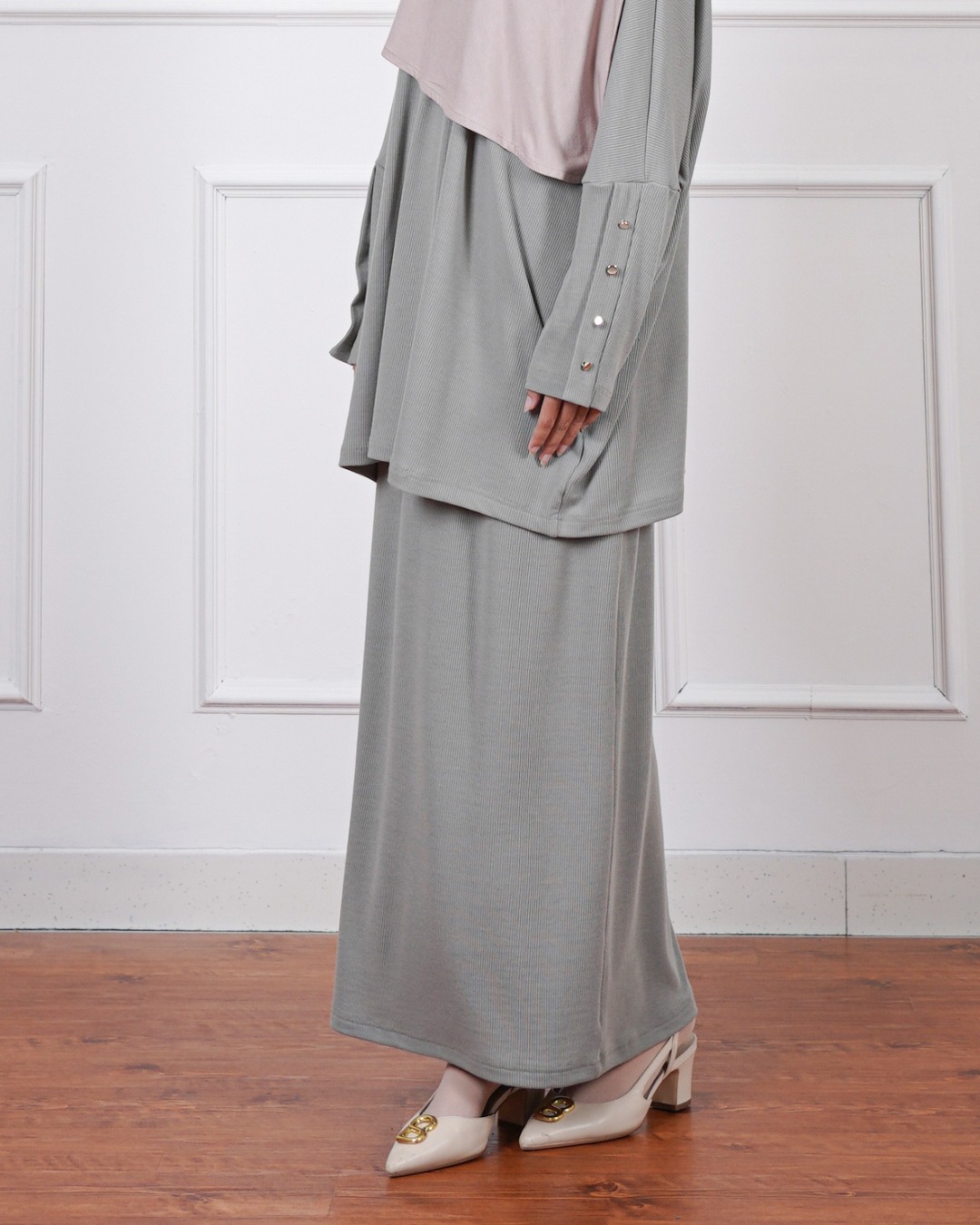 Evolvere - Mira Skirt Rok Span Rib Knit