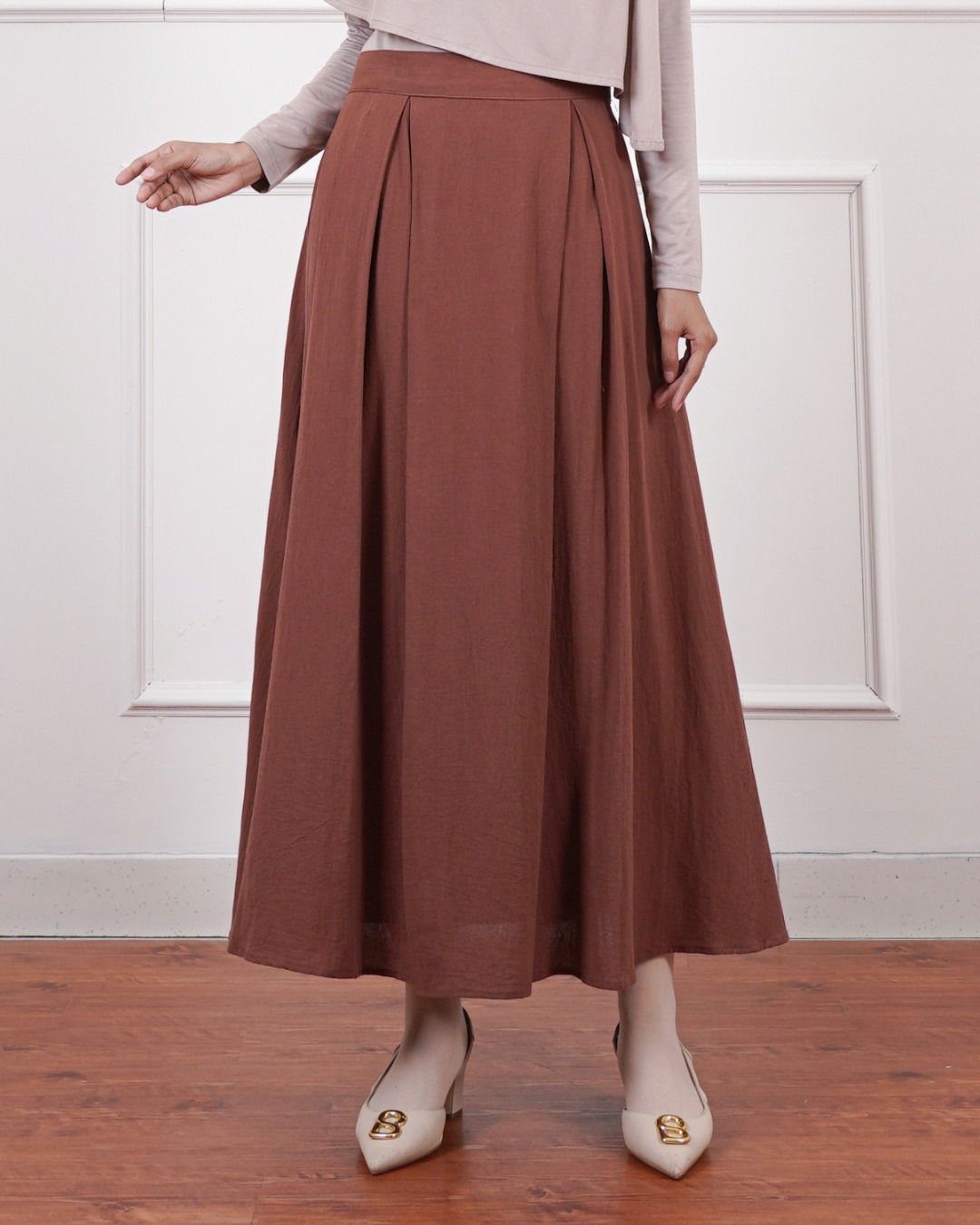 Evolvere - Maisa Skirt Rok A Line Linen