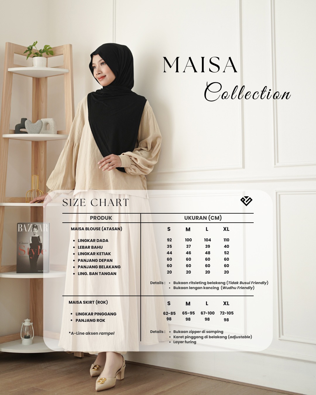 Evolvere - Maisa Skirt Rok A Line Linen