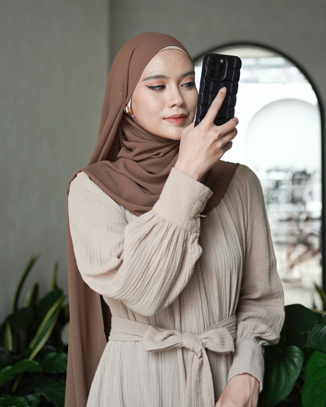 Evolvere - Amira Dress Katun Foam Korea Style