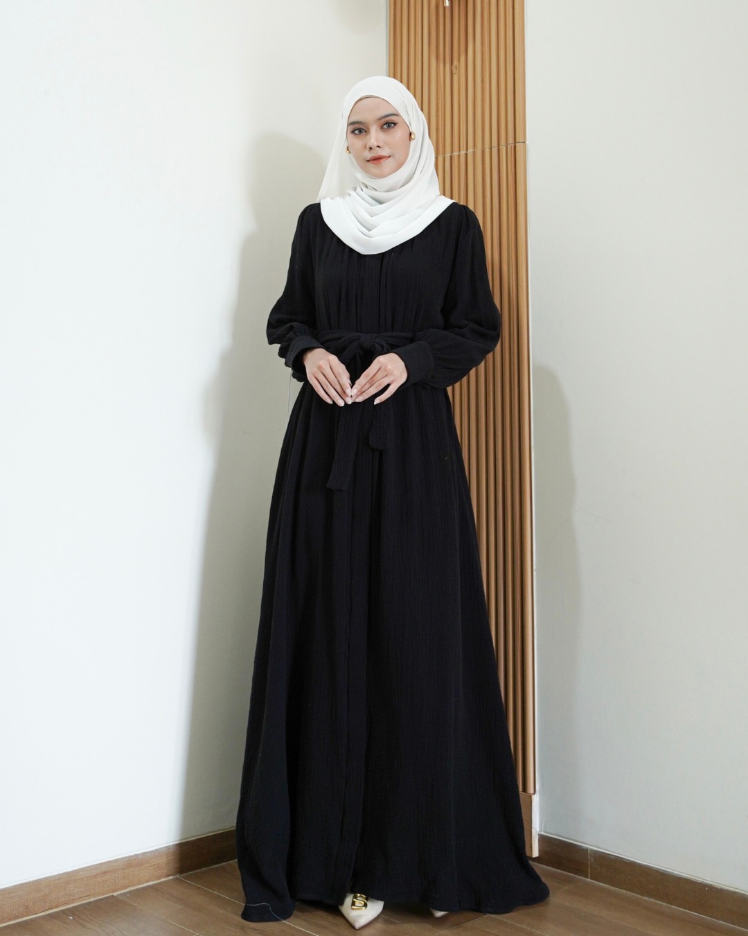Evolvere - Amira Dress Katun Foam Korea Style
