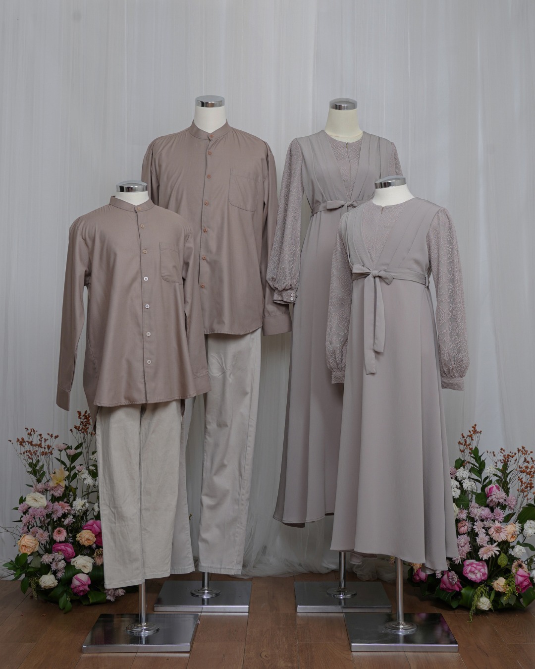 Evolvere - Sarimbit Keluarga Couple ILONA THUNDER/Dress Kemeja Koko/Dewasa dan Anak