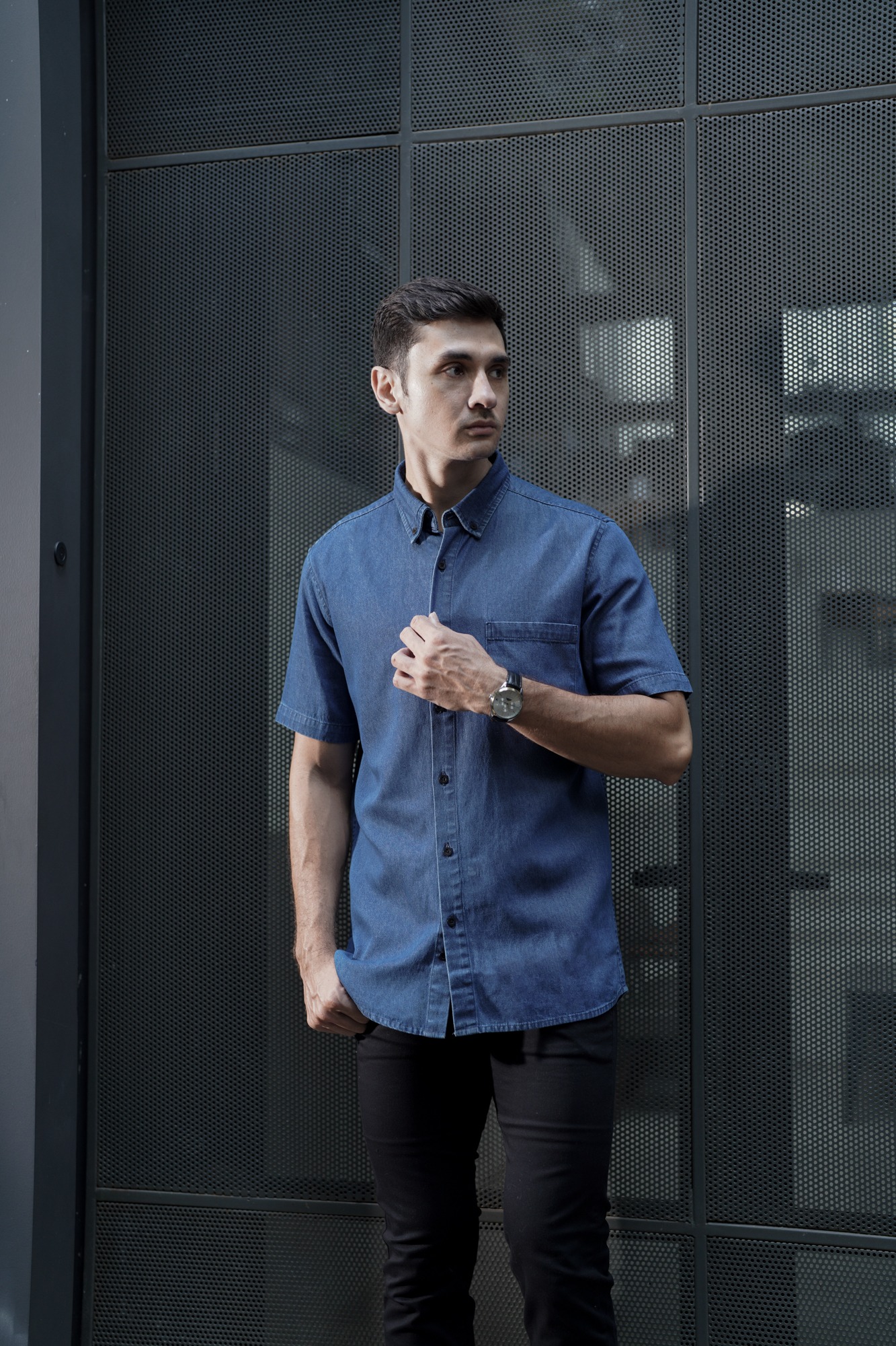 DENIM SHIRT - DARK