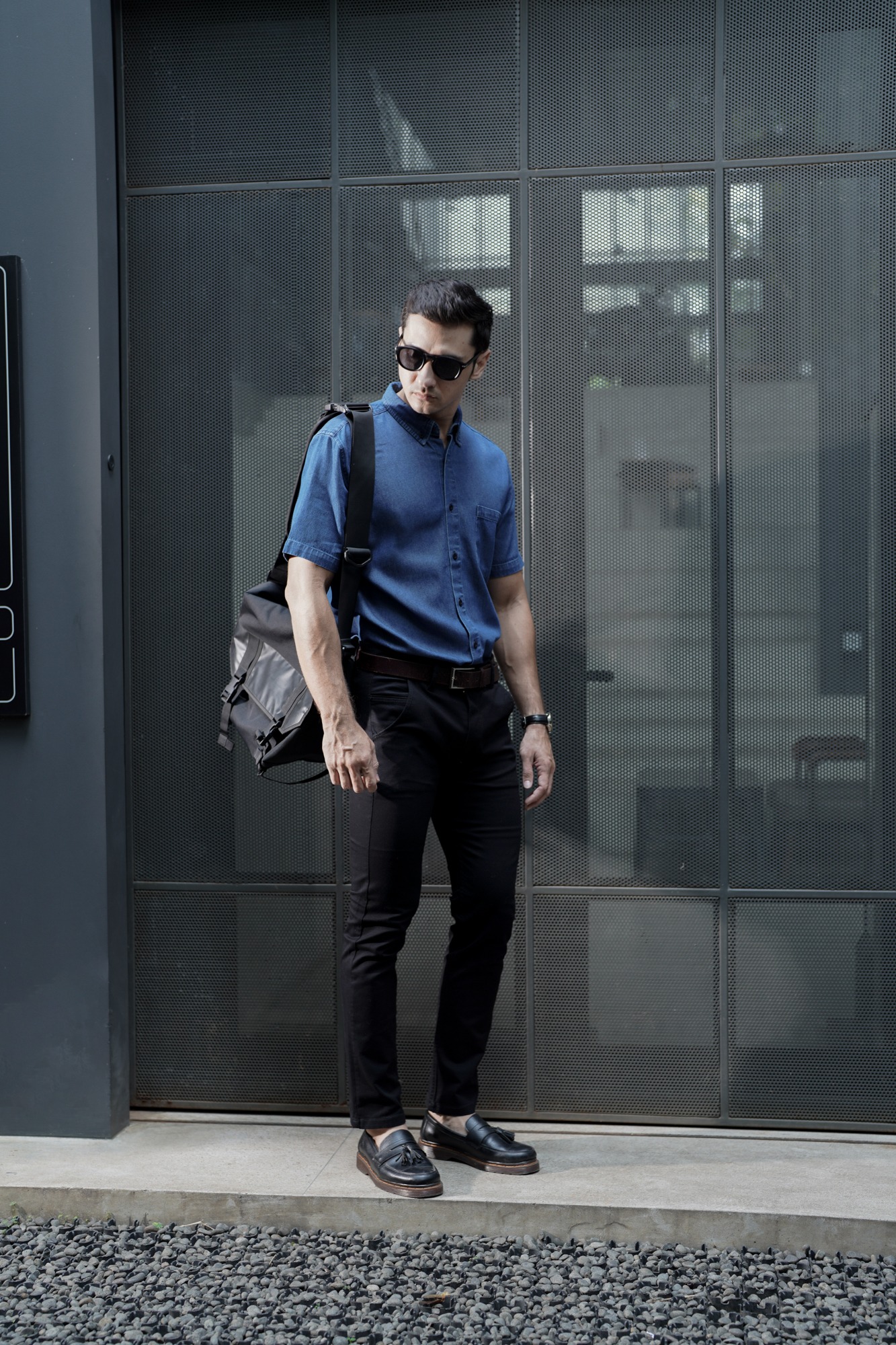 DENIM SHIRT - DARK