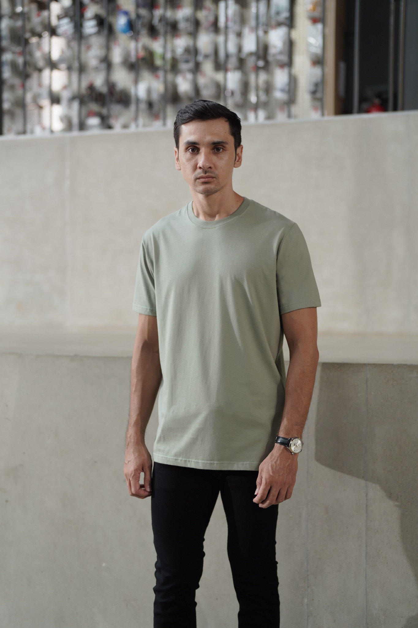 BASIC TEES - SAGE