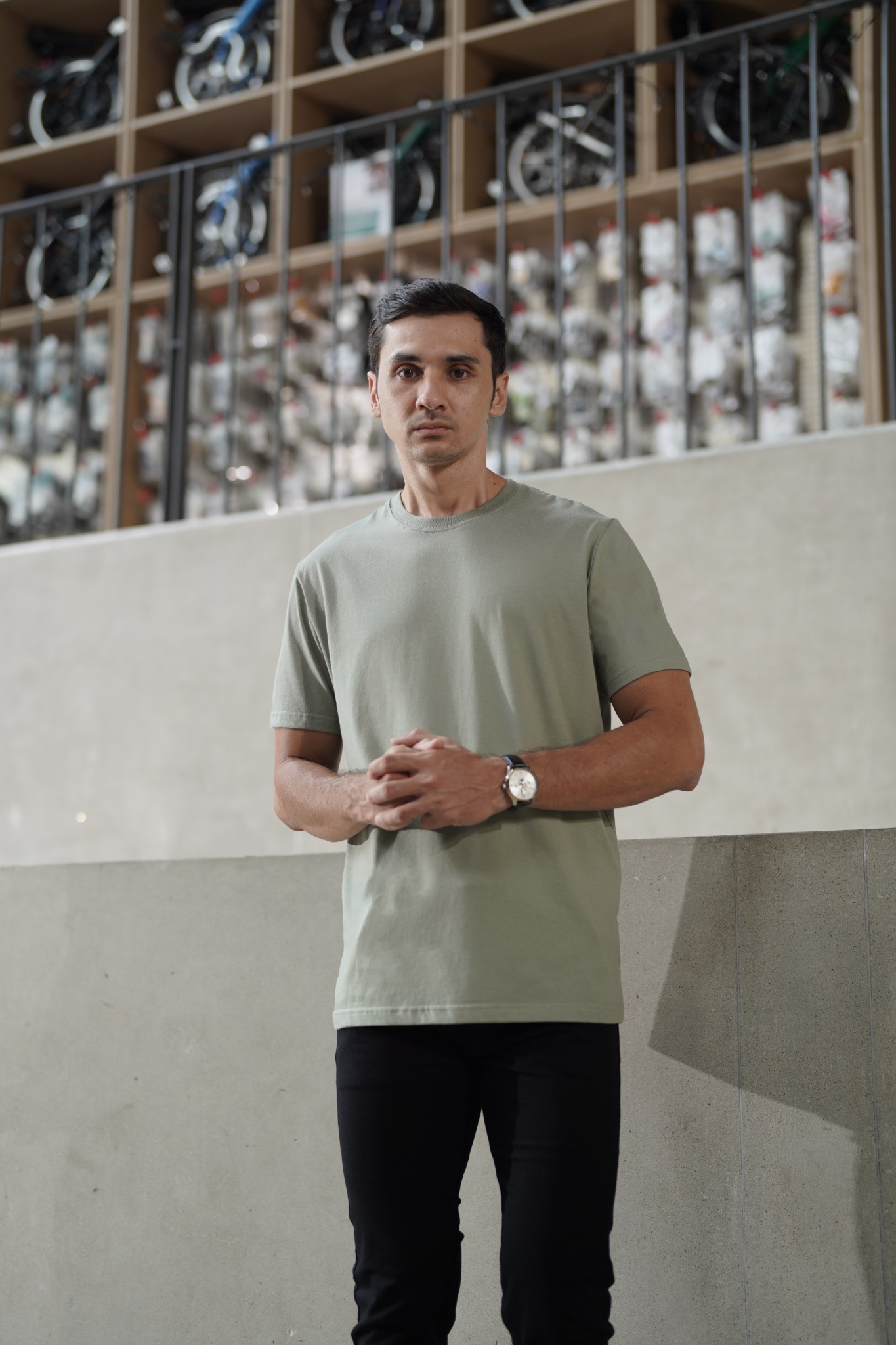 BASIC TEES - SAGE