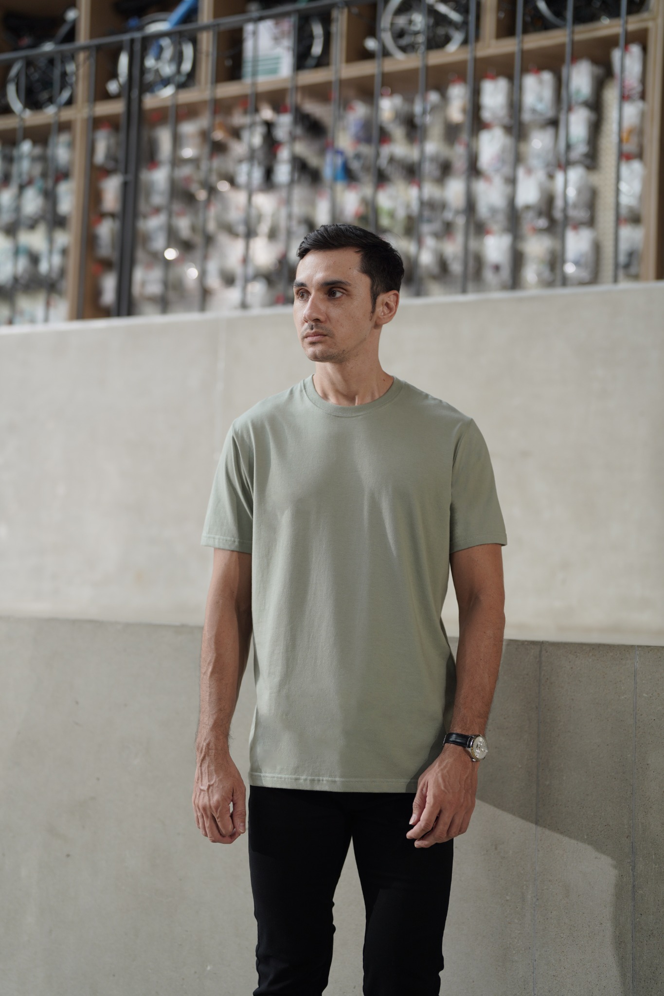 BASIC TEES - SAGE