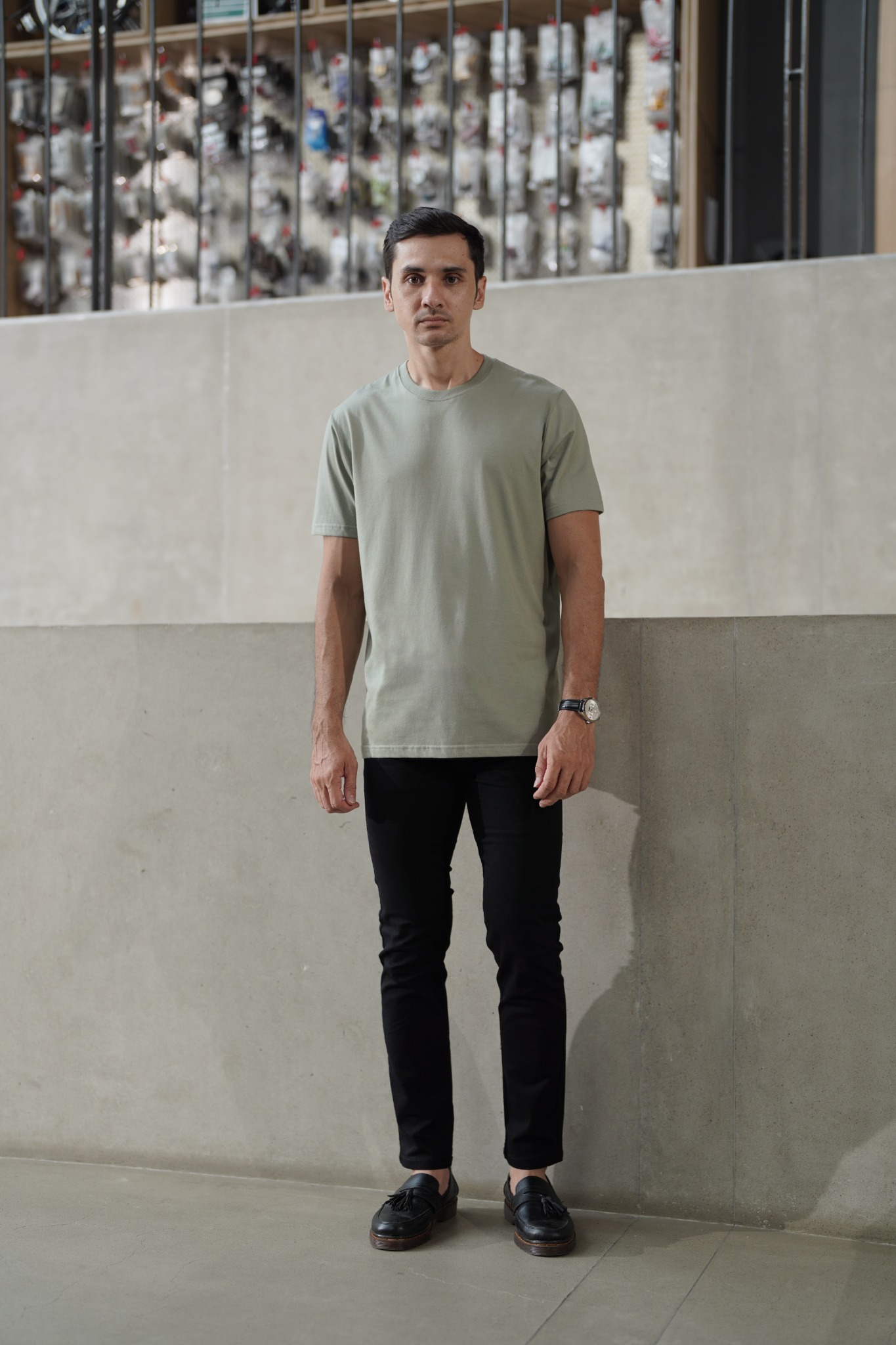 BASIC TEES - SAGE