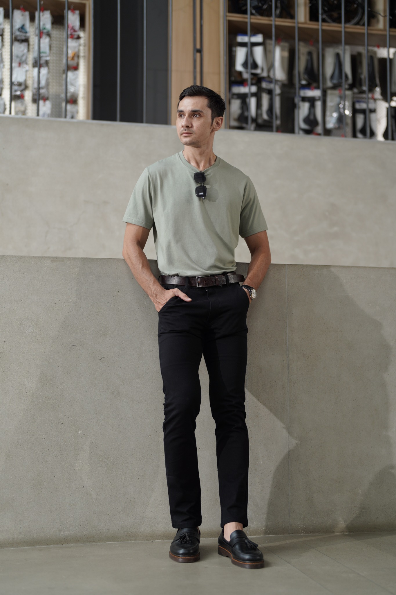 BASIC TEES - SAGE