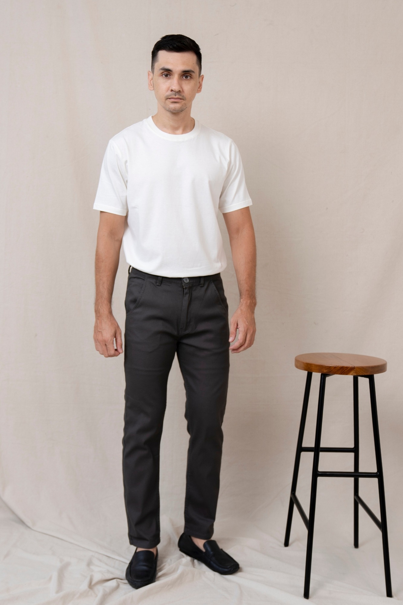 HLM CHINO PANTS - DARK GREY