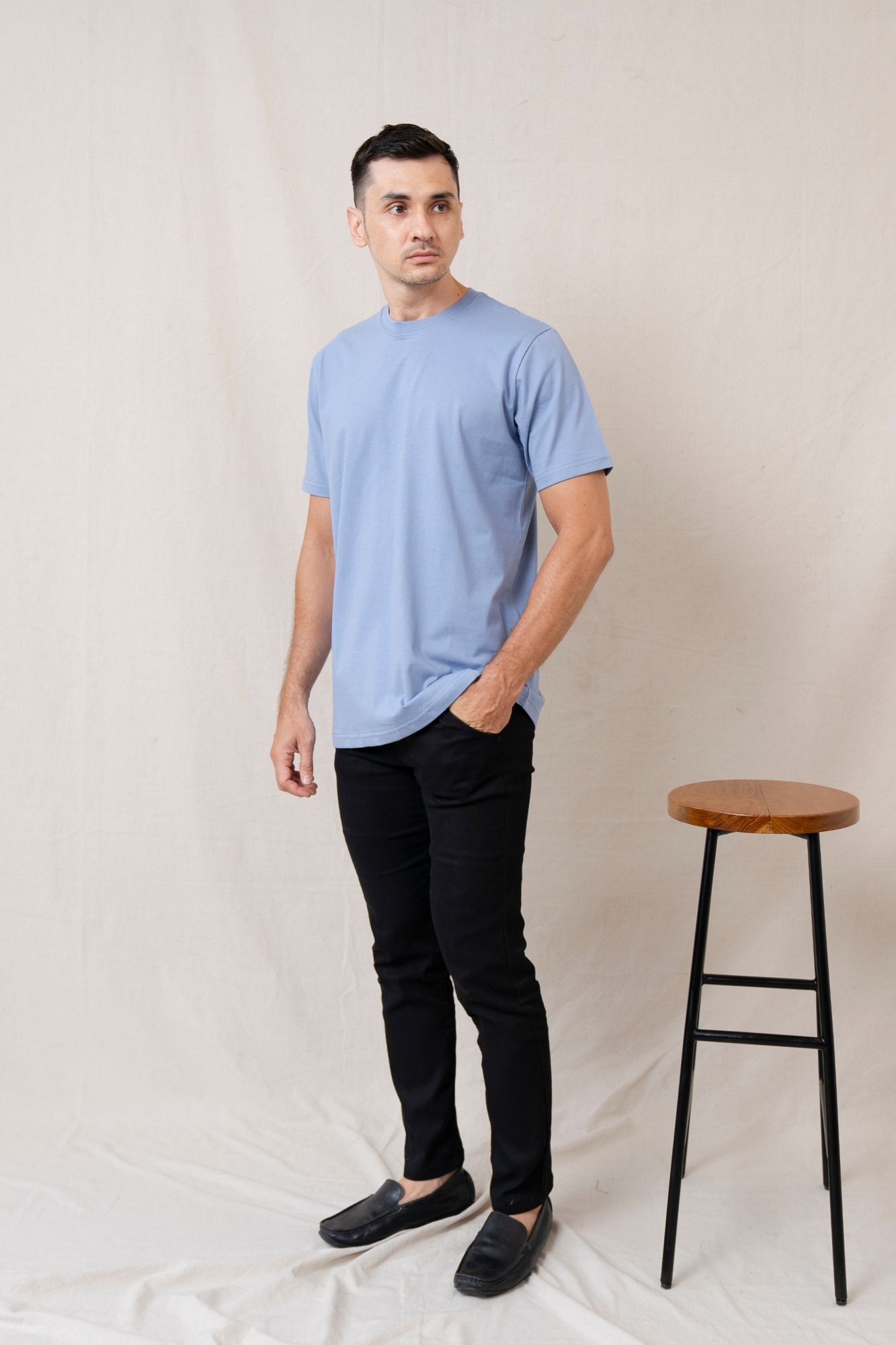 BASIC TEES - SKY