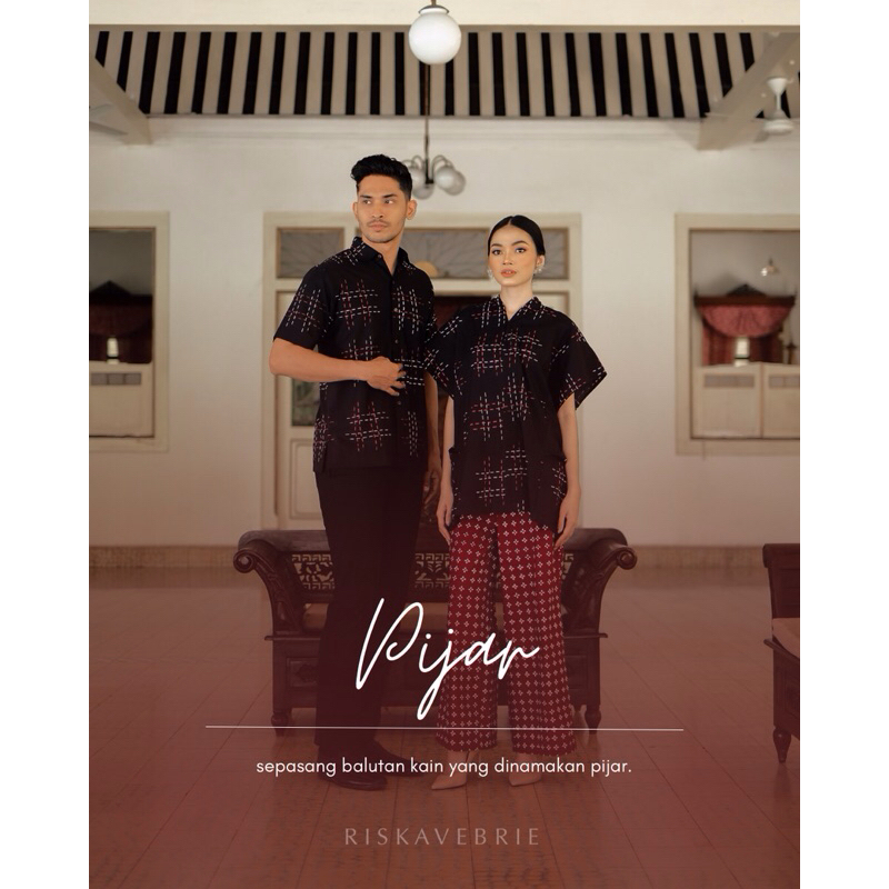 Riskavebrie - Pijar Raya Couple Set Hitam