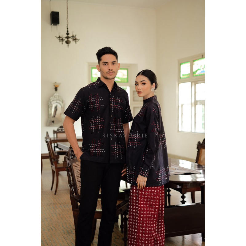 Riskavebrie - Pijar Raya Couple Set Hitam