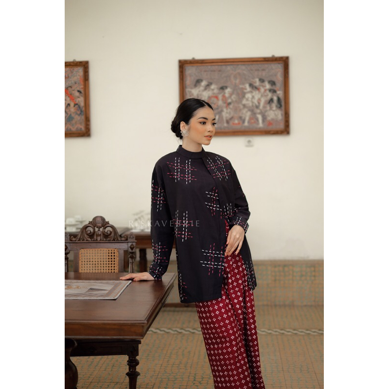 Riskavebrie - Pijar Raya Couple Set Hitam
